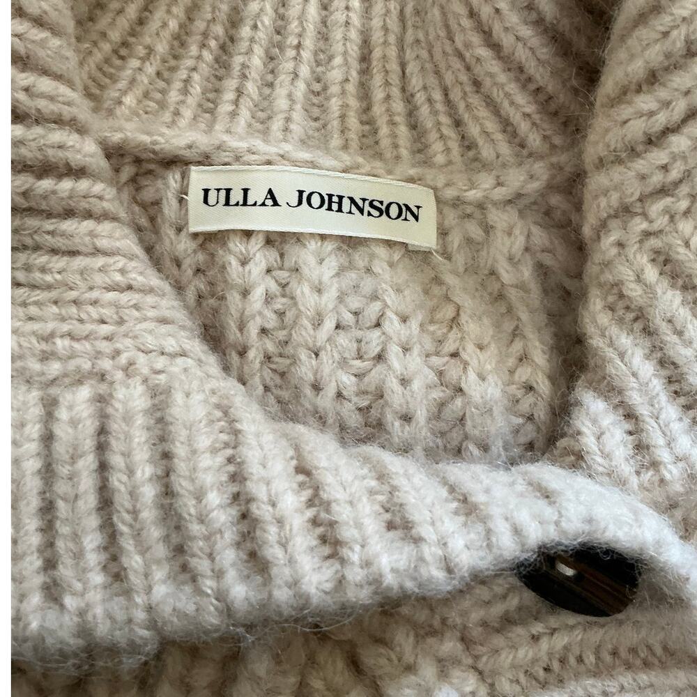Ulla Johnson Matilde Turtleneck Sweater Creme‎ Alpaca Blend Size Medium Sold Out - Picture 10 of 13